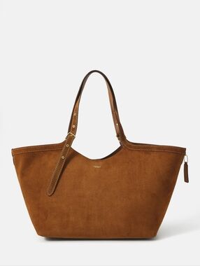 Coach Brown Suede Gramercy Tote